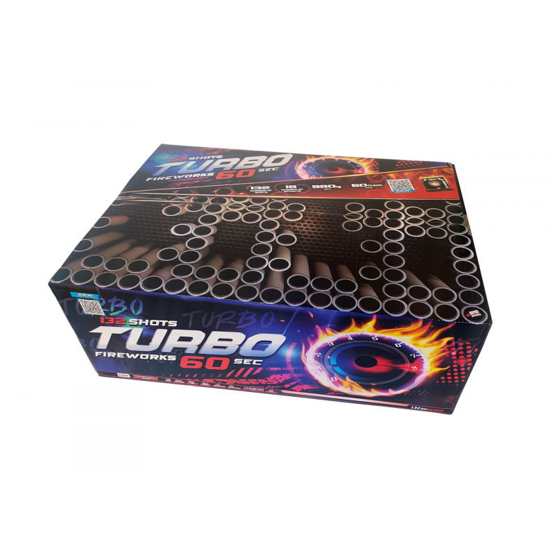 Kompaktní ohňostroj TURBO 132 ran 20mm