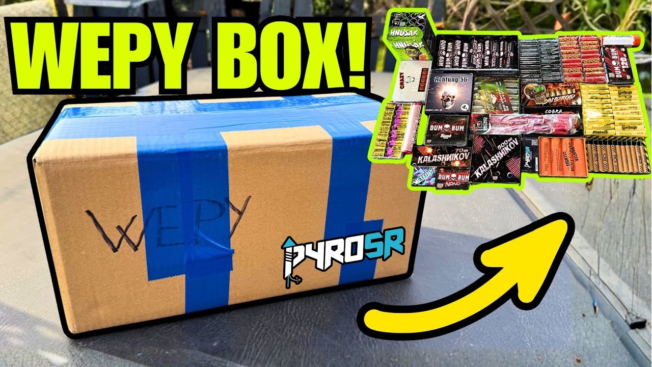 WEPY BOX – mystery balík plný pyrotechniky